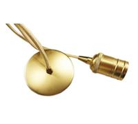 Kit de montage pour lampe vintage, avec douille, câble textile et ampoule, idéal pour les décorations rétro et le bricolage.