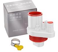 Kit de montage pour lavabo de salle de bain | Adaptateur de canal pour fosse de septique, camping-car, baignoire, cave commerciale, drain au sol