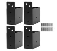 Kit de montage pour pergola - 4 pièces - Kit de fixation robuste | Systèmes de support pour meubles de jardin, serre, jardin d'hiver, construction de terrasses, siège libre