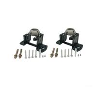 Kit de montage pour ventilateur de chambre à coucher et cuisine 137 mm | Pour une construction robuste en aluminium, pré-câblé, comprend 2 supports, vis, joints