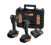 Kit de moteur brushless DEWALT x McLaren F1 Team 18V XR (2 x 5 Ah) DCK2224MP2T
