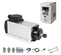 Kit de moteur de broche CNC, 1,5 kW, 220 V, type ER16, avec variateur de fréquence (VFD) et accessoires