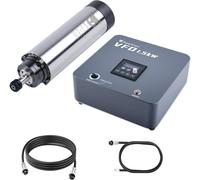Kit de moteur de broche CNC refroidi par air de 1,5 kW, pour machines de fraisage CNC, avec une broche de 65 mm de diamètre et une vitesse de 24 000 tr/min, idéal pour le gravage et le découpe de bois