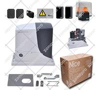 Kit de moteur pour portail coulissant automatisé Nice RB600KCE 600 kg Bluebus BD Robuskit