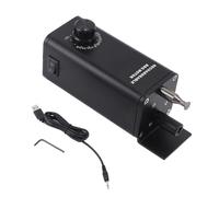 Kit de moteur rôtissoire sans fil moteur broche barbecue rechargeable 10W | Batterie intégrée de 3 000 mAh, chargement type C, contrôle vitesse en continu 3 à 12V, inversion automatique Interrupteur