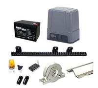 Kit de motorisation SLID'UP MC500 avec rails et galets pour portail coulissant 500 kg
