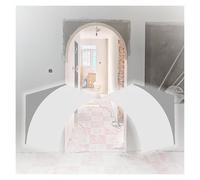Kit De Moulage De Porte En Arc For Intérieur, Coin De Garniture En Demi-cercle En Mousse Précourbée, Kit De Porte En Arc Préfabriqué Universel For Couloir/couloir(43.5x43.5x43.5cm)