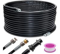 Kit de nettoyage de canalisations de 20 mètres, compatible avec les modèles Kärcher K2–K7, comprenant 2 buses, un adaptateur et une pression de 180 bars