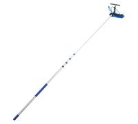 Kit de nettoyage de panneaux solaires, 7,99 m, comprenant un système de nettoyage à eau, une brosse de nettoyage, une raclette, un distributeur de savon, un mât télescopique en aluminium extensible et