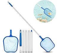 Kit de nettoyage de piscine Famanu avec manche télescopique - 122 cm
