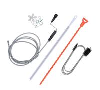 Kit de nettoyage de plomberie multifonctionnel pour déboucher les canalisations d'évier et de baignoire, nettoyage efficace des tuyaux ménagers, déboucheur de vidange de salle de bain