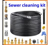 Kit de nettoyage de tuyaux de tuyau de nettoyage de Drainage d'égout, tuyau haute pression, buse d'égout, pour Karcher Interskol Nilfisk STIHL Bosch Style J