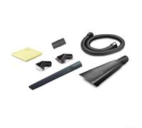 Kit de nettoyage intérieur de voiture compatible avec aspirateur Karcher 2 863304 0 avec suceur plat extra long et brosse à poils durs pour un nettoyage en profondeur (7 pièces)