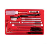 Kit de nettoyage pour aérographe 22 pièces avec étui, brosses en nylon en fil de laiton pour spray HVLP professionnel, entretien et entretien des outils de peinture