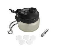 Kit de nettoyage pour aérographe, outils de réparation, buse d'aiguille, brosse, support de pot de nettoyage en verre, pot de nettoyage pour aérographe, pot de nettoyage par