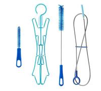 Kit de nettoyage pour poches d'hydratation | Kit de nettoyage 4 en 1 pour réservoir d'eau | Brosse de nettoyage pour poche à eau | Brosse longue pour tuyau, petite brosse pour valve de morsure, grande