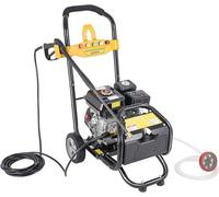 Kit de nettoyeur haute pression Benzin, 7,5 chevaux, avec nettoyeur de terrasses, 5 buses et 2 roues. Compact et facile à déplacer, idéal pour nettoyer les allées, les toits, les gouttières, les murs