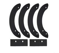 Kit de palette en caoutchouc pour souffleuse à neige Honda Hs520 Hs720 compatible avec Rotary 5536 Egon 73-048 remplace 6720-v-10-030 Lot de 6 ailettes de tarière