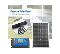 Kit de Panneau Solaire 180W Chargeur de Batterie 12V avec ContrôLeur 50A pour Camping-Car RV