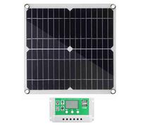 Kit de panneau solaire de 20W, 12V, flexible, monocristallin, avec régulateur de 60A