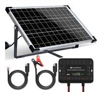 Kit de panneau solaire de 25 W et 12 V avec régulateur de charge, idéal pour voiture, bateau ou camping-car
