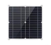 Kit de panneau solaire flexible 20 W 18 V avec double sortie USB, panneau solaire étanche en film PET, pour voiture, bateau, camping, chargement de téléphone portable en plein air