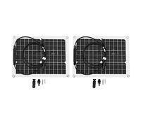 Kit de panneau solaire Flexible en silicium monocristallin, panneau de charge solaire Flexible Anti-reflux 2x15W