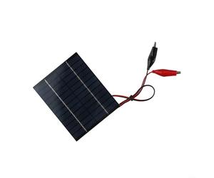 Kit de panneau solaire haute efficacité 10 W 12 V avec clips de montage pour trottoir communautaire parc industriel éclairage paysager noir