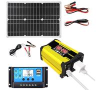 Kit de panneau solaire : kit de stockage d'énergie solaire, ensemble de générateur d'énergie portable | Kit d'alimentation de batterie solaire, solution d'unité d'alimentation de batterie extérieure