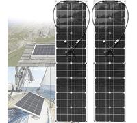 Kit de panneau solaire monocristallin flexible | Design flexible et pliable, cellules solaires mono haute efficacité, structure multicouche PET et TPT durable