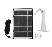 Kit de panneau solaire portable 5 V 6 W, panneau photovoltaïque en silicium polycristallin avec sortie mini-USB, conception légère et pliable pour les voyages en plein air, la