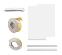 Kit de panneaux d'isolation latérale pour climatiseur en 2 pièces avec bandes d'étanchéité en EVA, remplissage d'espace en mousse pour unités de climatisation de fenêtre 5000-22000 BTU, ensemble de