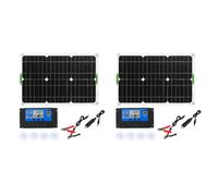 Kit de panneaux solaires 2X 180W Chargeur de batterie 12V avec contrôleur 100A pour C