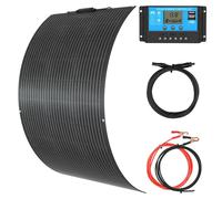 Kit de panneaux solaires de 100 W, 12 V, flexible, avec régulateur de charge PWM de 10 A