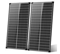 Kit de panneaux solaires de 200W, comprenant 2 panneaux de 100W chacun, à double face, de type N, avec un rendement de 25,6%, et une protection IP68
