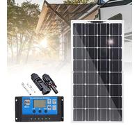 Kit De Panneaux Solaires Flexibles 400 W (12 V) - Contrôleur 40 A, Modules Solaires Monocristallins, Pour Yacht Hors Réseau, Camping-Car, Voiture, Bateau, Camping-Car, Caravane