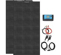 Kit de panneaux solaires flexibles, compatible 12V/24V, puissance 240W/120W, 12V 24V 240W u