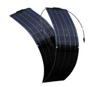 Kit de panneaux solaires flexibles de 200 W, 2 panneaux de 200 W avec contrôleur de charge 40 A pour camping-cars, bateaux, camping-cars, solutions d'alimentation hors réseau, installation facile