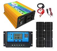 Kit de panneaux solaires hors réseau 3000 W, panneau étanche 18 W, contrôleur de charge 30 A, double écran LCD for la maison