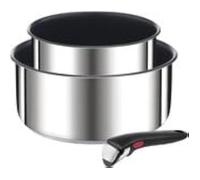 Tefal Lot de 2 casseroles inox Ingenio Préférence L9739202 16/20 cm avec poignée