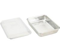 Kit de pâtisserie maison - Plaques de cuisson - Pâtisserie à la maison - Excellente conductivité thermique - Lot de 3 moules en aluminium - Naturel et élégant