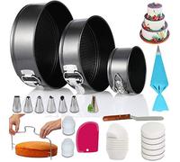 Kit de Pâtisserie - ZGEER - Plateau Tournant - Acier - 100 Pcs - Antiadhésif