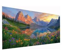 Kit de peinture par numéros pour adultes, format 90 x 200 cm, paysage