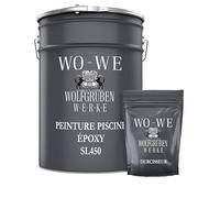 Kit de Peinture Résine pour Piscine SL450 Gris silex comme RAL 7032 - 2,5Kg