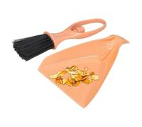 Kit de pelle à poussière portative - Brosse de nettoyage de comptoir, combo balai portable | Accessoire de balayage d'entretien pour petit clavier et canapé | Nettoyant de en plastique flexibl