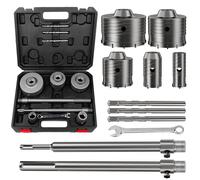Kit de perçage à percussion pour béton et maçonnerie, comprenant 5 mèches