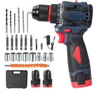 Kit de perçage compact 23 en 1, réglable, à main, polyvalent
