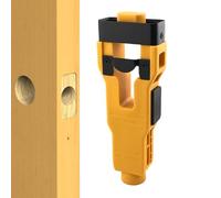 Kit de perçage de serrure de porte, outil à mortaiser, guide de scie-cloche, gabarit de burinage précis, poignée ergonomique pour les professionnels du bois et les projets d'amélioration de la maison