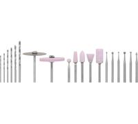 Kit de perçage et de ponçage 19 pcs Donau Elektronik 1792