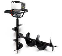 Kit de perceuse à fondations, 1,4 kW, 52 cm³, foret de 250/300 mm